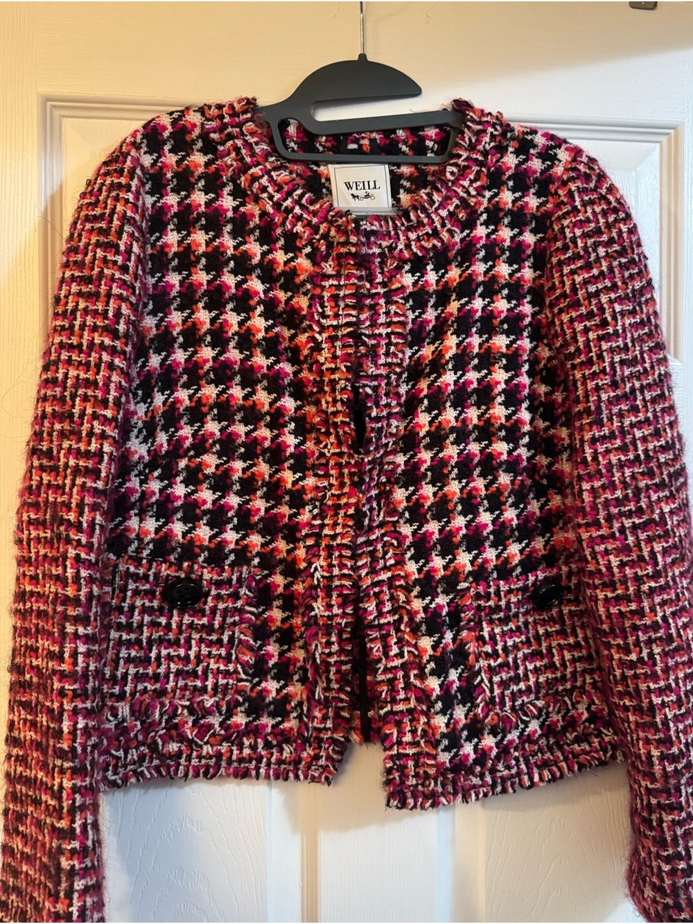 Pink Multi Tweed Jacket - Picture 1 of 6